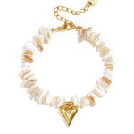 Stone Beaded Bracelets Heart Vacation Daily Romantic Series Women's jewelry