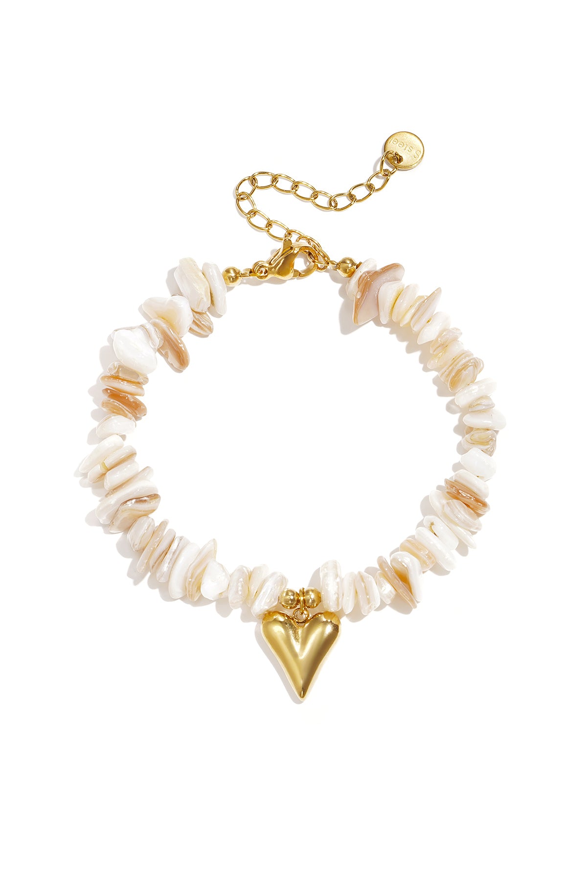 Stone Beaded Bracelets Heart Vacation Daily Romantic Series Women's jewelry