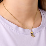 Aurelia Jellyfish necklace