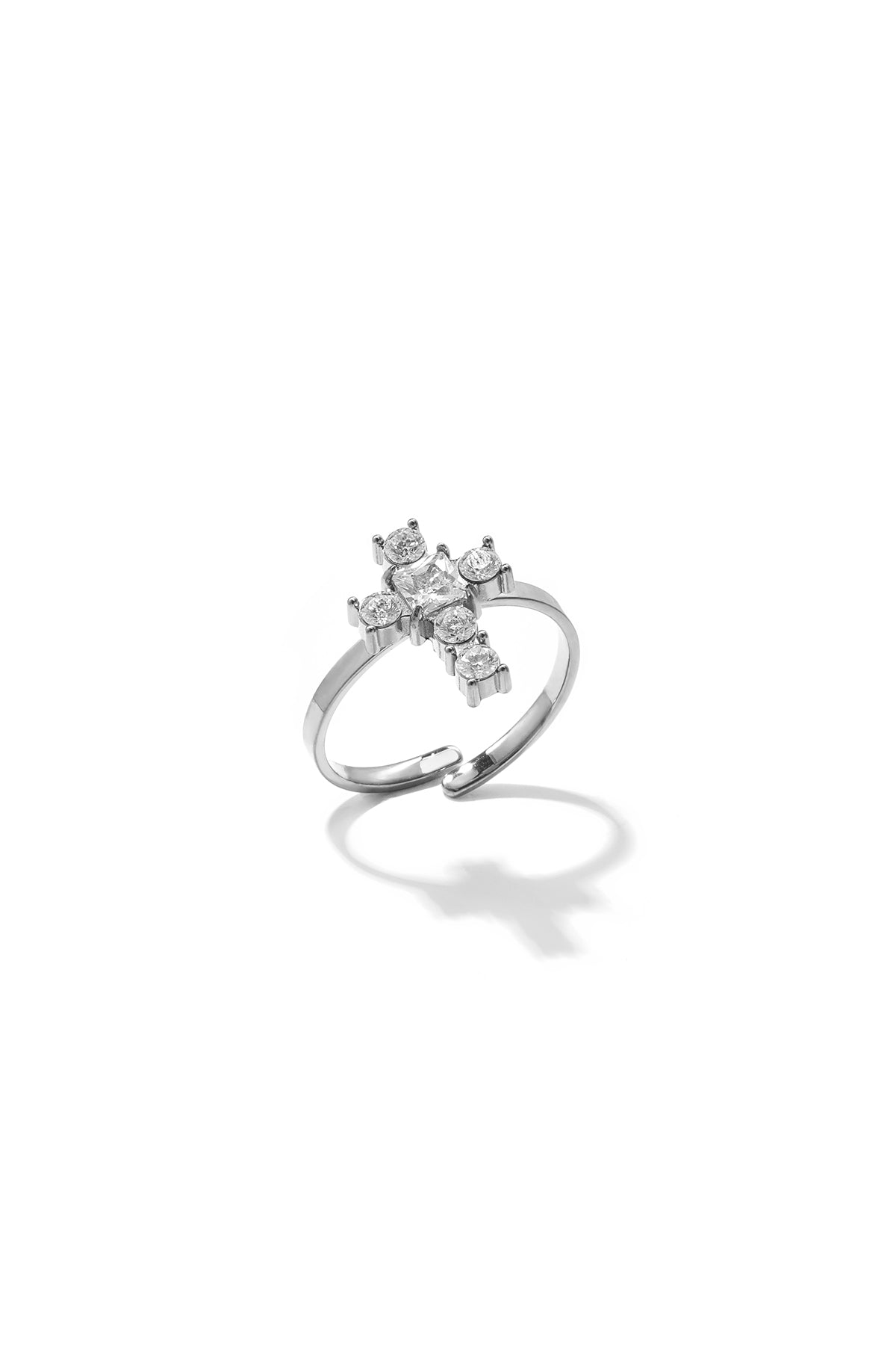 Stainless Steel Minimalist Rings Cross Simple Daily Simple Series Women's jewelry