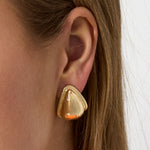 Alloy Stud Earrings Droplet Retro Daily Simple Series Women's jewelry