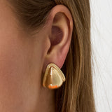 Alloy Stud Earrings Droplet Retro Daily Simple Series Women's jewelry