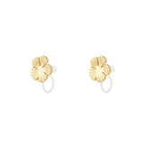Flower Clip Earrings