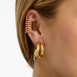 Stainless Steel Ear Cuffs lines Casual Daily Simple Series Women's jewelry