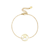 Bracelet with starfish in circle