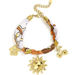 Stainless Steel Charm Bracelets Flower Casual Daily Simple Series Women's jewelry