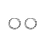 Stainless Steel Hoop Earrings Circle Simple Daily Simple Series Women's jewelry