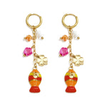 Stainless Steel Dangle Earrings Fish Vacation Daily Romantic Series Women's jewelry