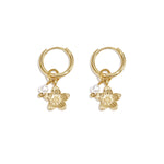 pearl blossom earrings