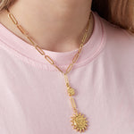 Double Sun Necklace